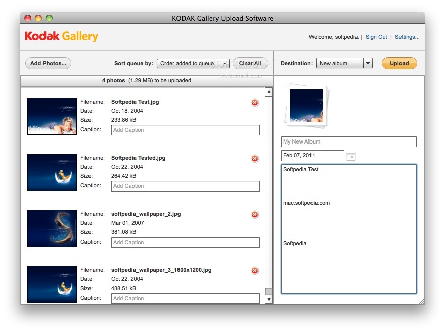 kodak gallery  software