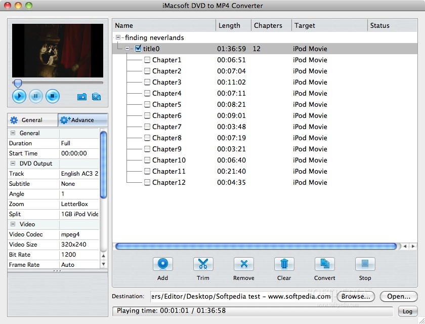 iMacsoft DVD to iPod Suite 2.2.4.0609